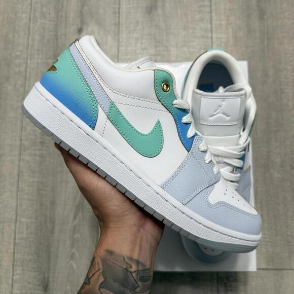 Jordan Shoes - Nike Air Jordan 1 Low SE Emerald Rise FN8899-131 10.5 Women / 9 Men